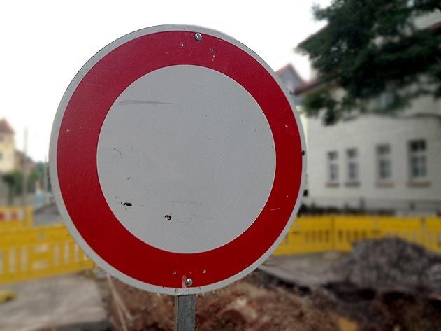 Wegen Bauarbeiten wird die Spitzbergstraße in Lobeda vollgesperrt.
