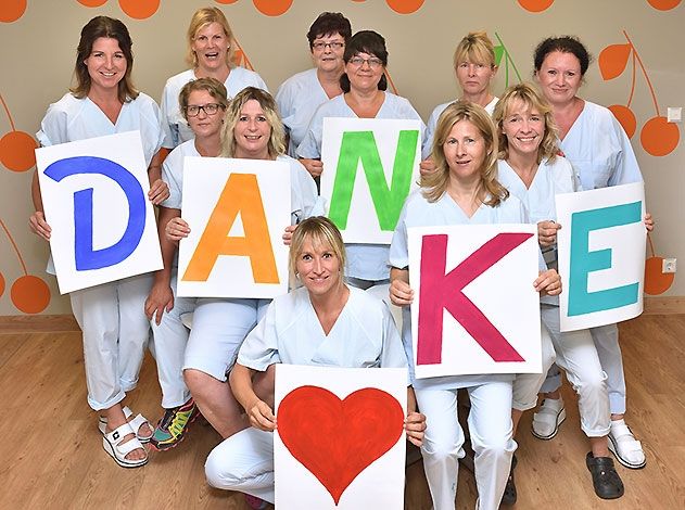 Sie sind Deutschlands beliebteste Pflegeprofis: Das Team der Jenaer Kinderonkologie der Station E130 am Universitätsklinikum Jena.