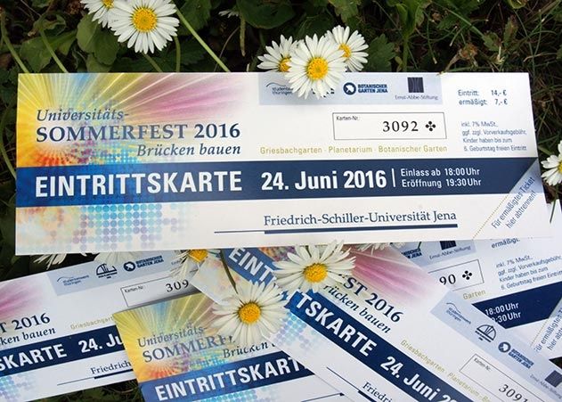 Schon jetzt heiß begehrt: Karten für das Uni-Sommerfest am 24. Juni sind ab sofort erhältlich.