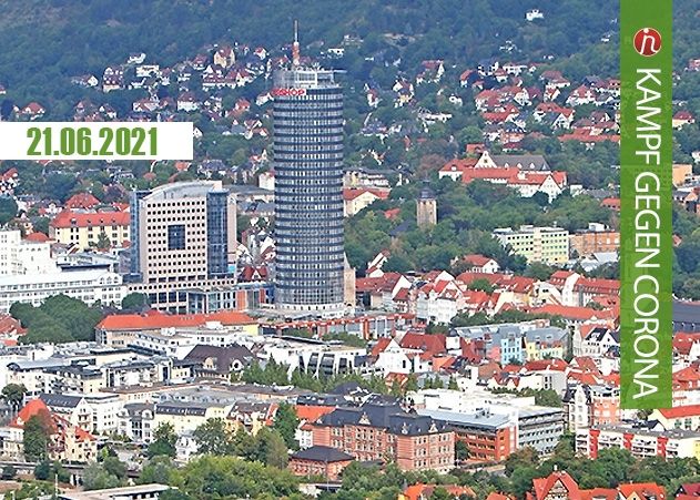 Der Sieben-Tage-Inzidenzwert in Jena liegt bei 2,7.