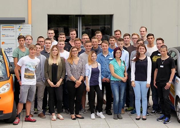 Start ins Berufsleben: 31 Azubis begannen ihre Ausbildung in der Stadtwerke Jena Gruppe.