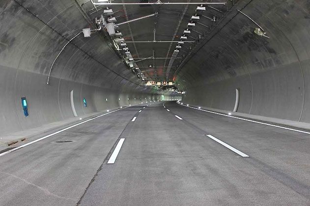 Freie Fahrt: Jagdbergtunnel kann ab Donnerstag befahren werden.