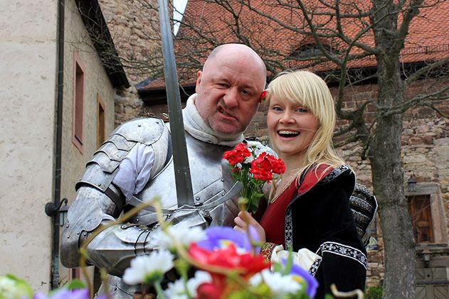 Ein faszinierendes Fest bieten auch in diesem Jahr die Ritter- und Passionsspiele während der Osterfeiertage auf der Leuchtenburg.