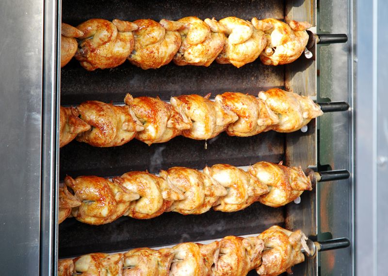Streit über gegrilltes Hähnchen eskalierte.