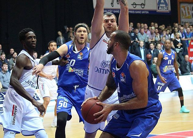 Im Hinrundenspiel gewann Science City Jena gegen die Rockets mit 101:97.